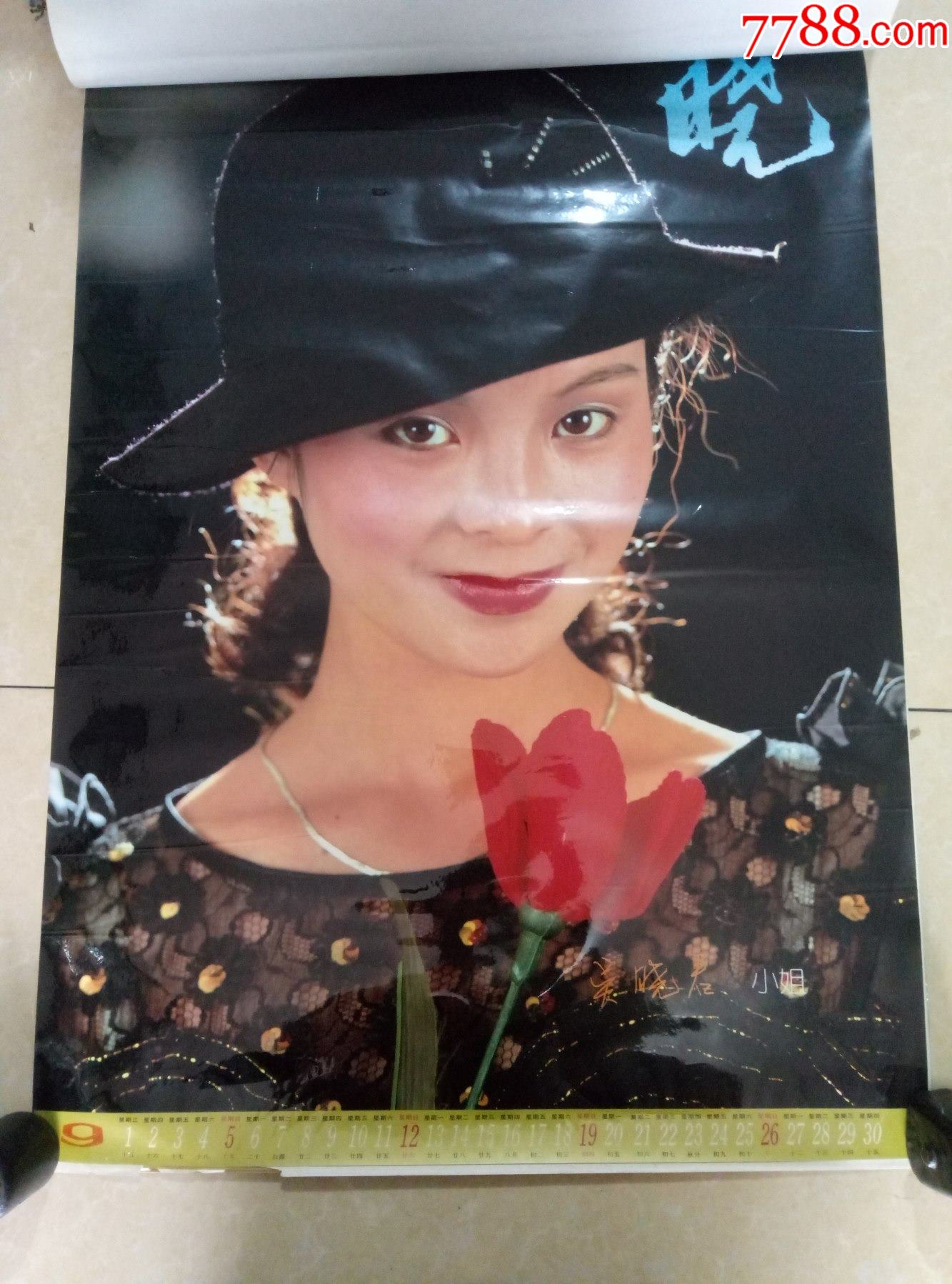 1993年青春芳华大美女挂历挂历