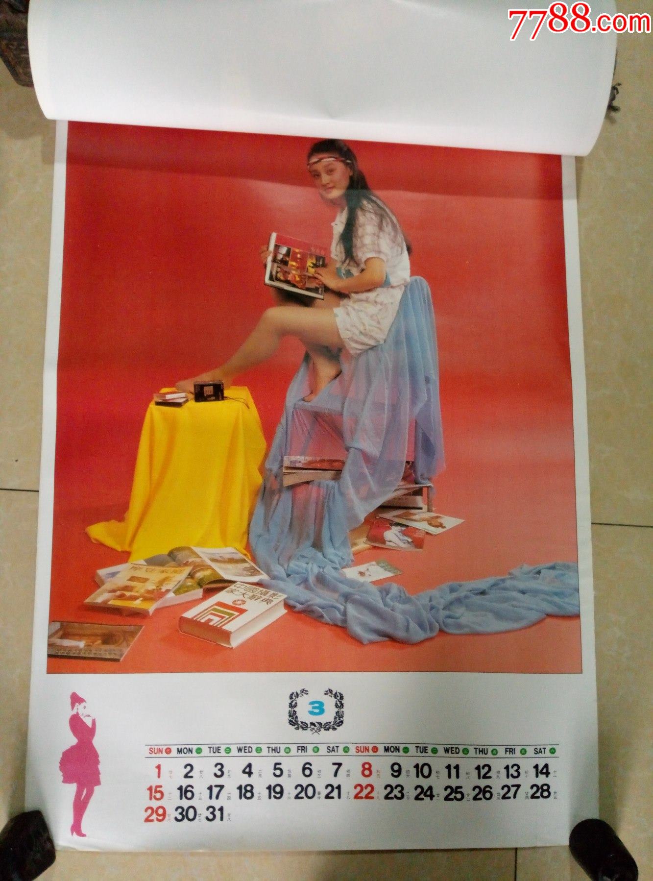1992年ok生活美女挂历