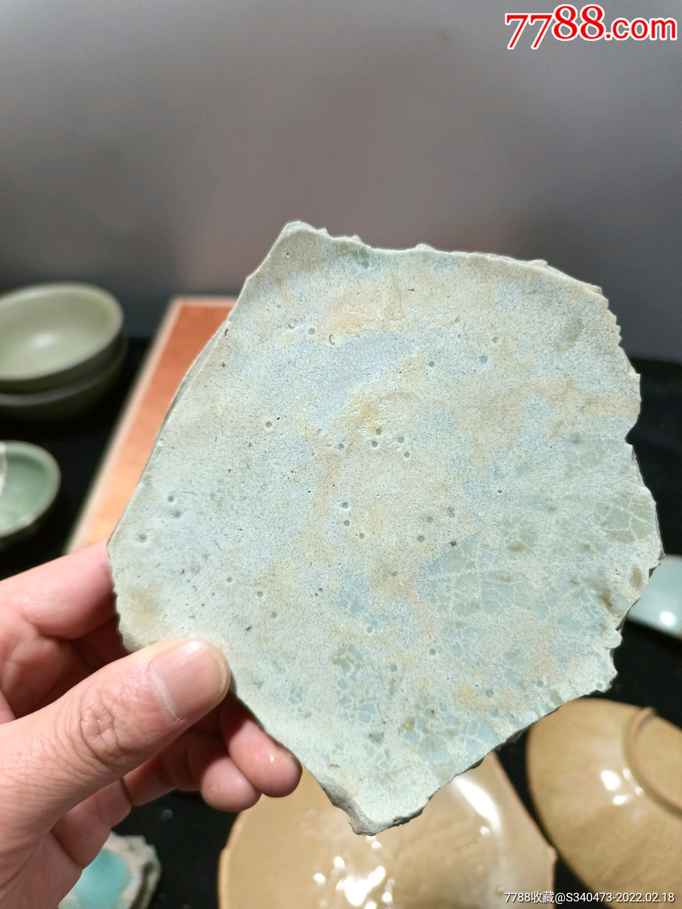 宋龙泉官窑瓷片标本