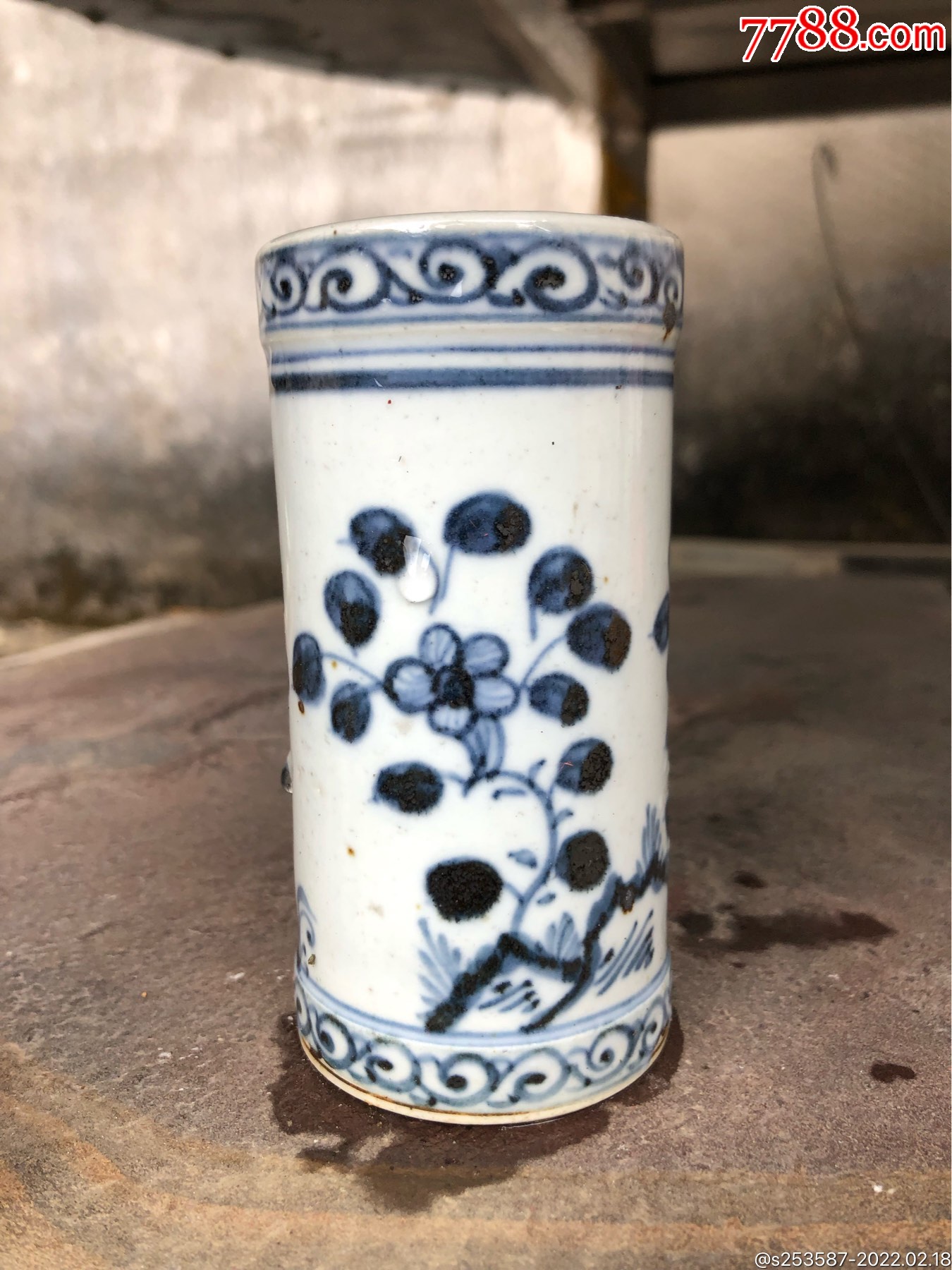 青花笔筒_价格48元_第1张_7788收藏__收藏热线