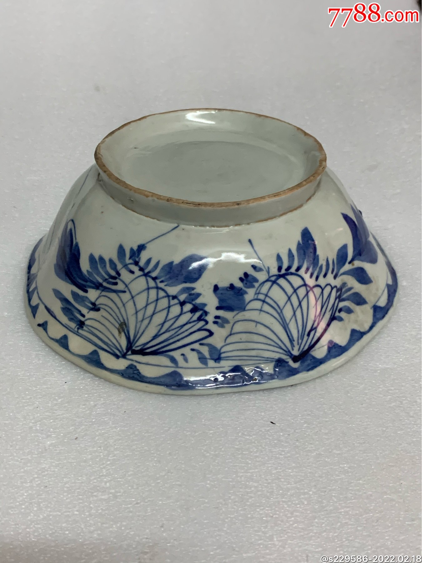 民清时期青花大海碗