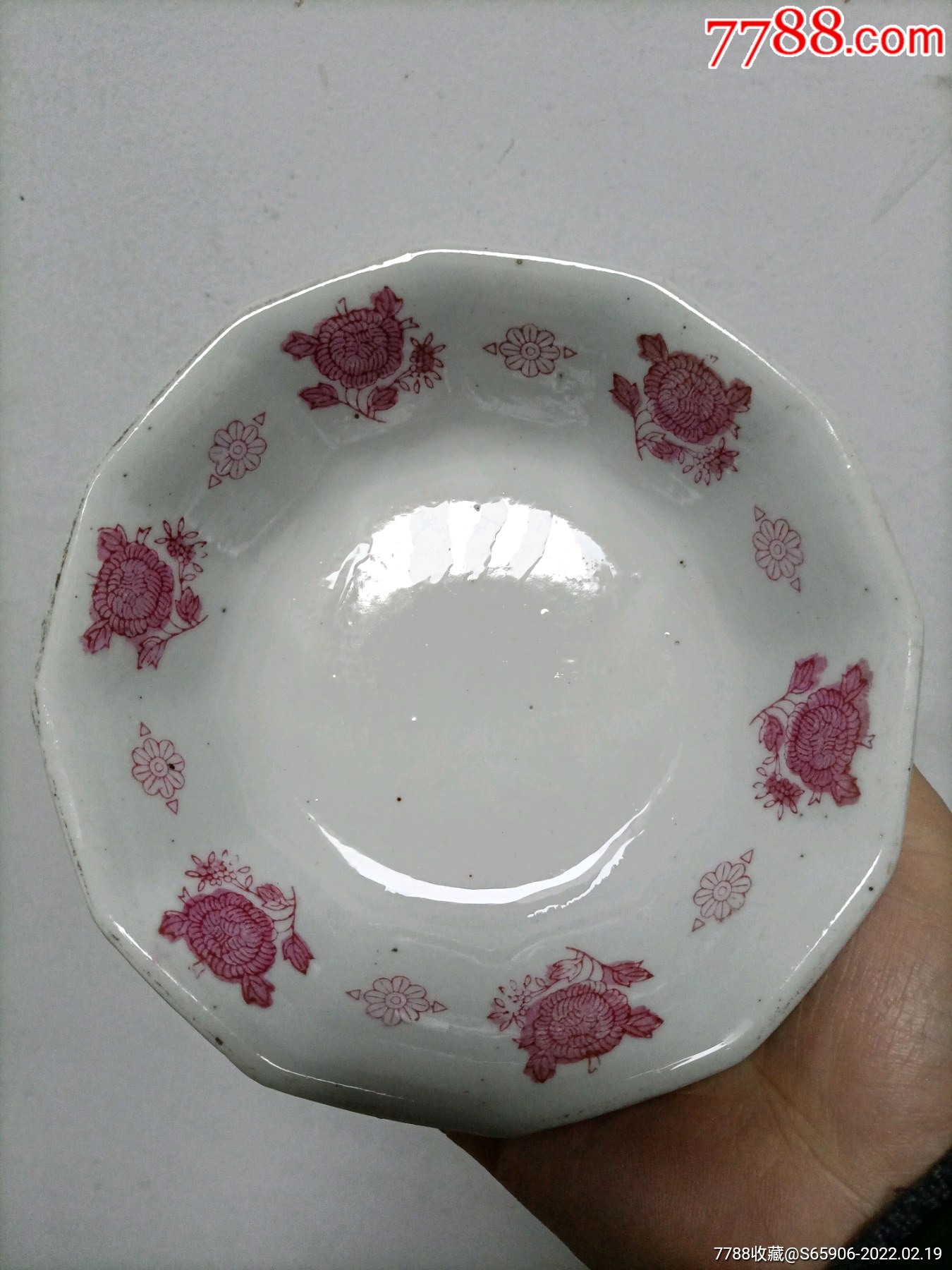 中国醴陵十二棱碗