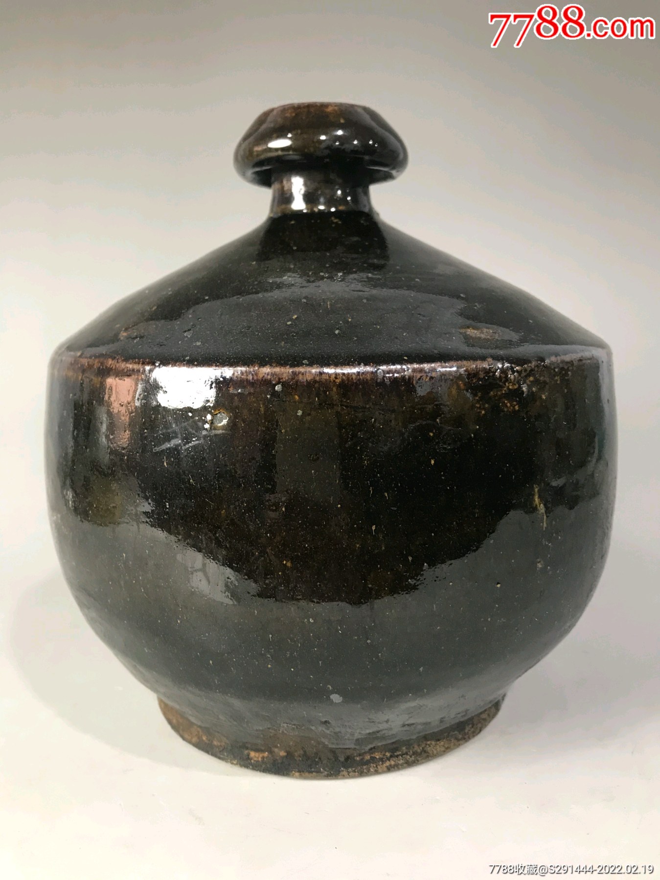 明代耀州窑嘟噜瓶