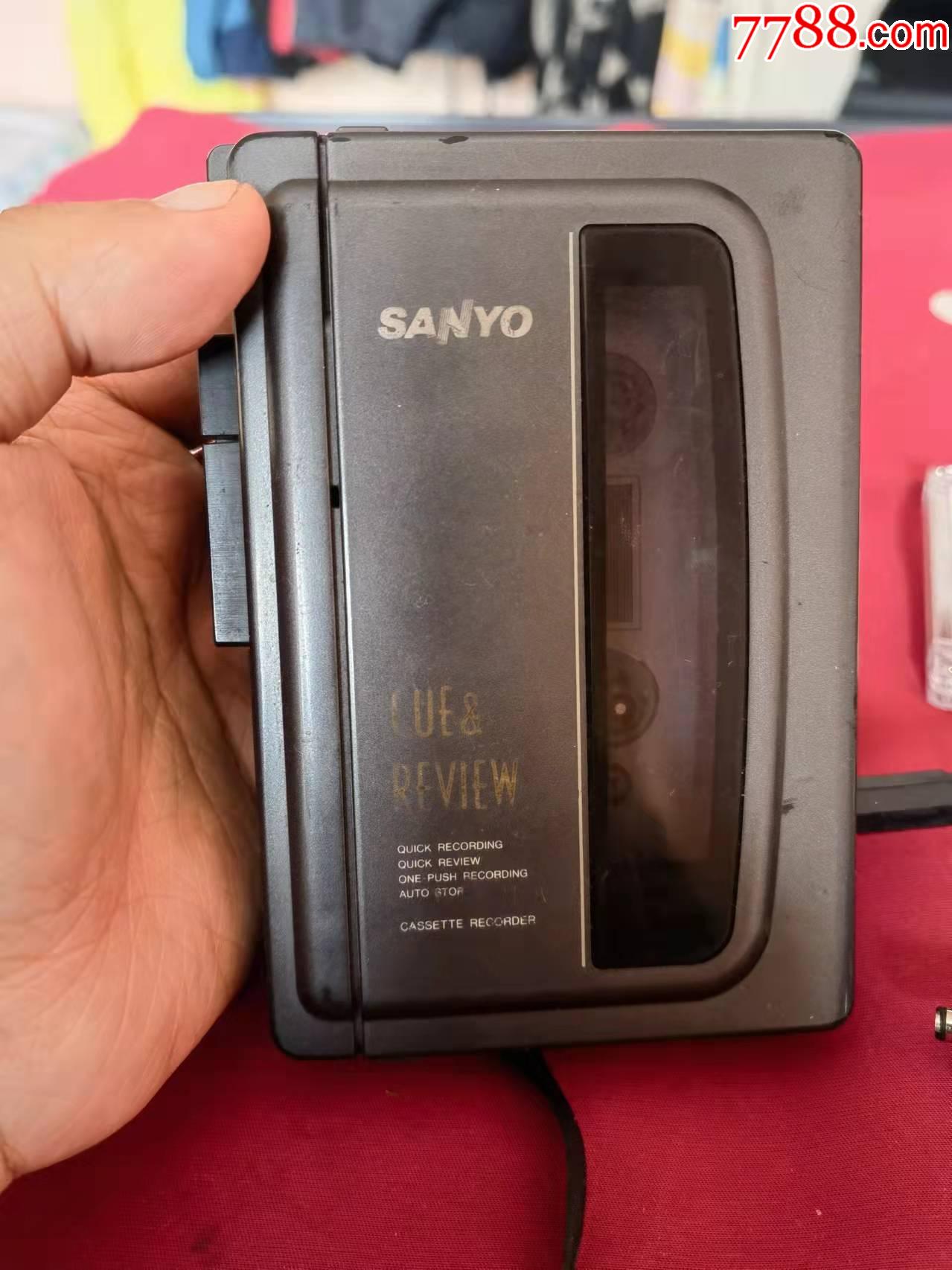 二手原装三洋sanyo随身听型号m1118老物件播放歌曲正常适合收藏160