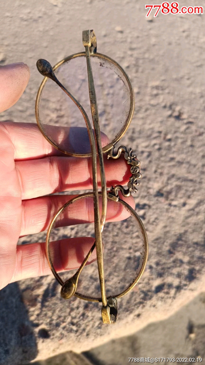 民国时期的石头眼睛_墨镜/眼镜_第4张_7788老玩具收藏