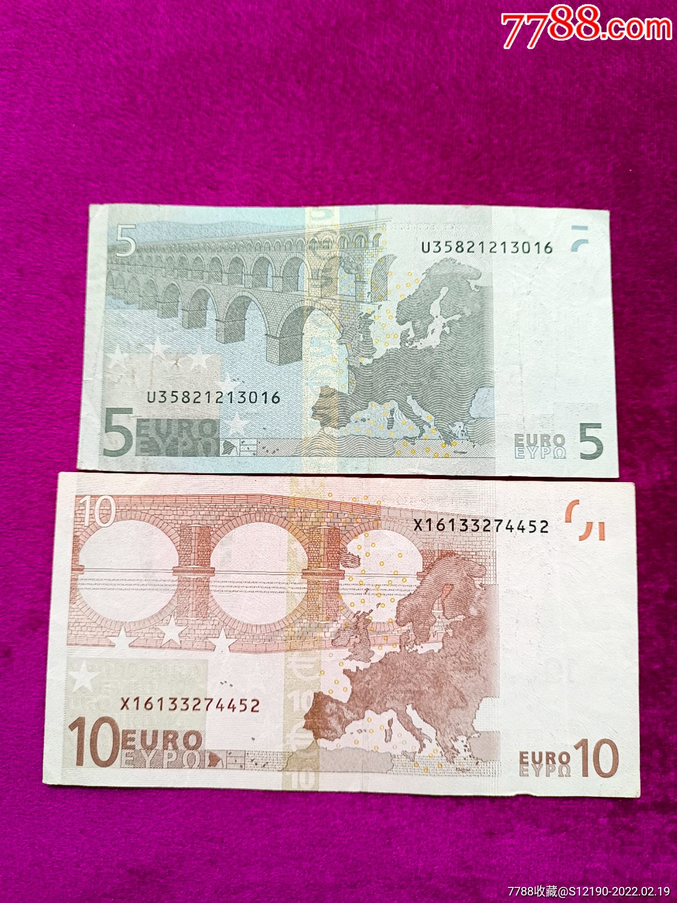 2002年5欧元10欧元