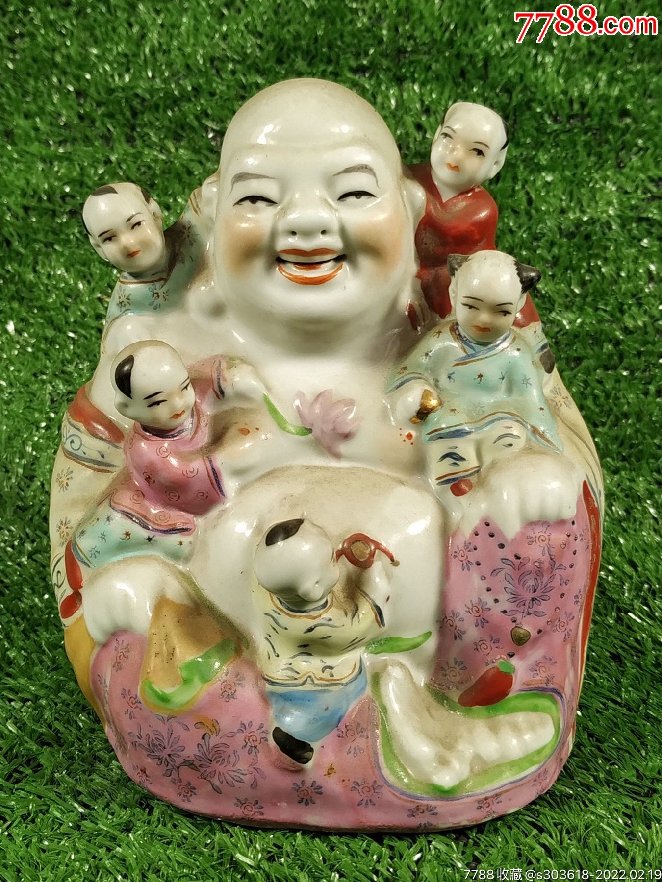 品名567彩塑五子登科