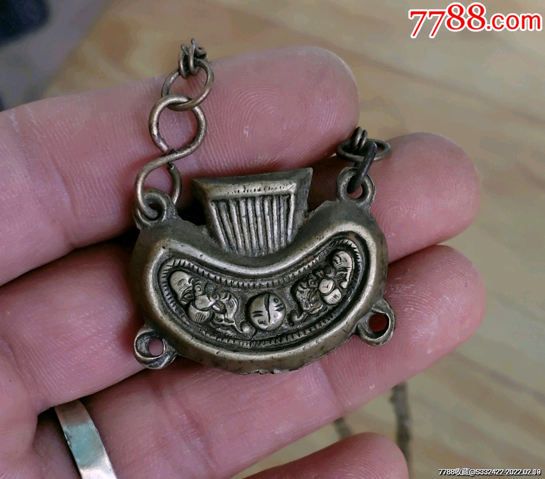 清代银锁银链子_价格188元_第1张_7788收藏__收藏热线