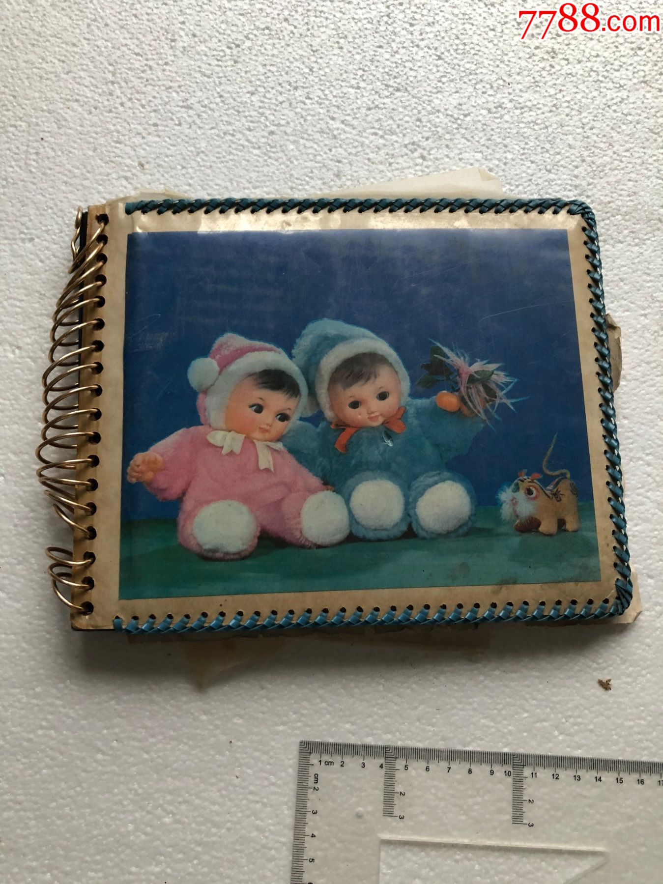 解放后老相册塑料封面老影集品如图