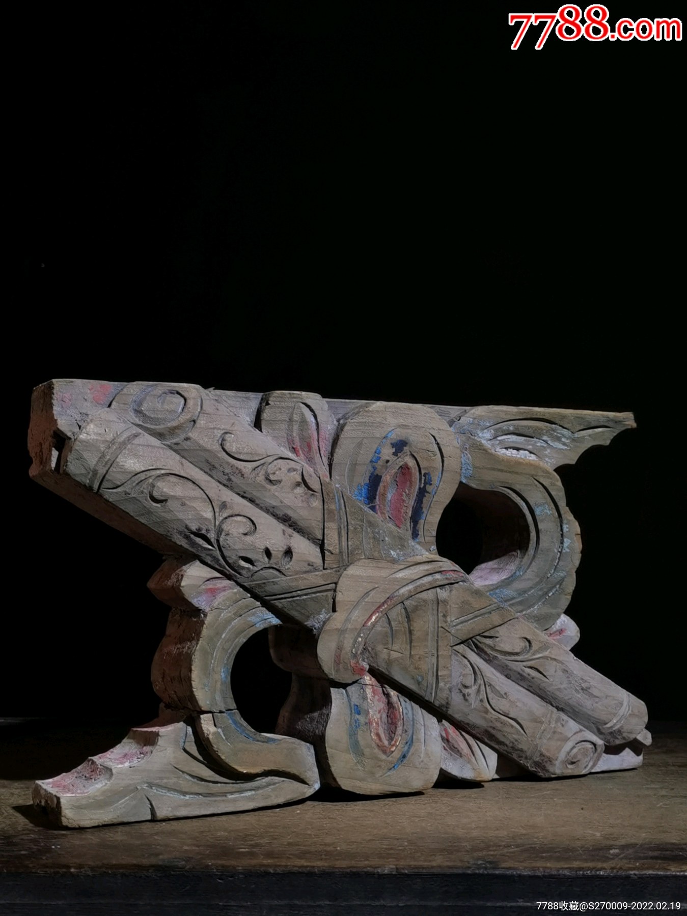 八宝木雕古件装饰件摆件