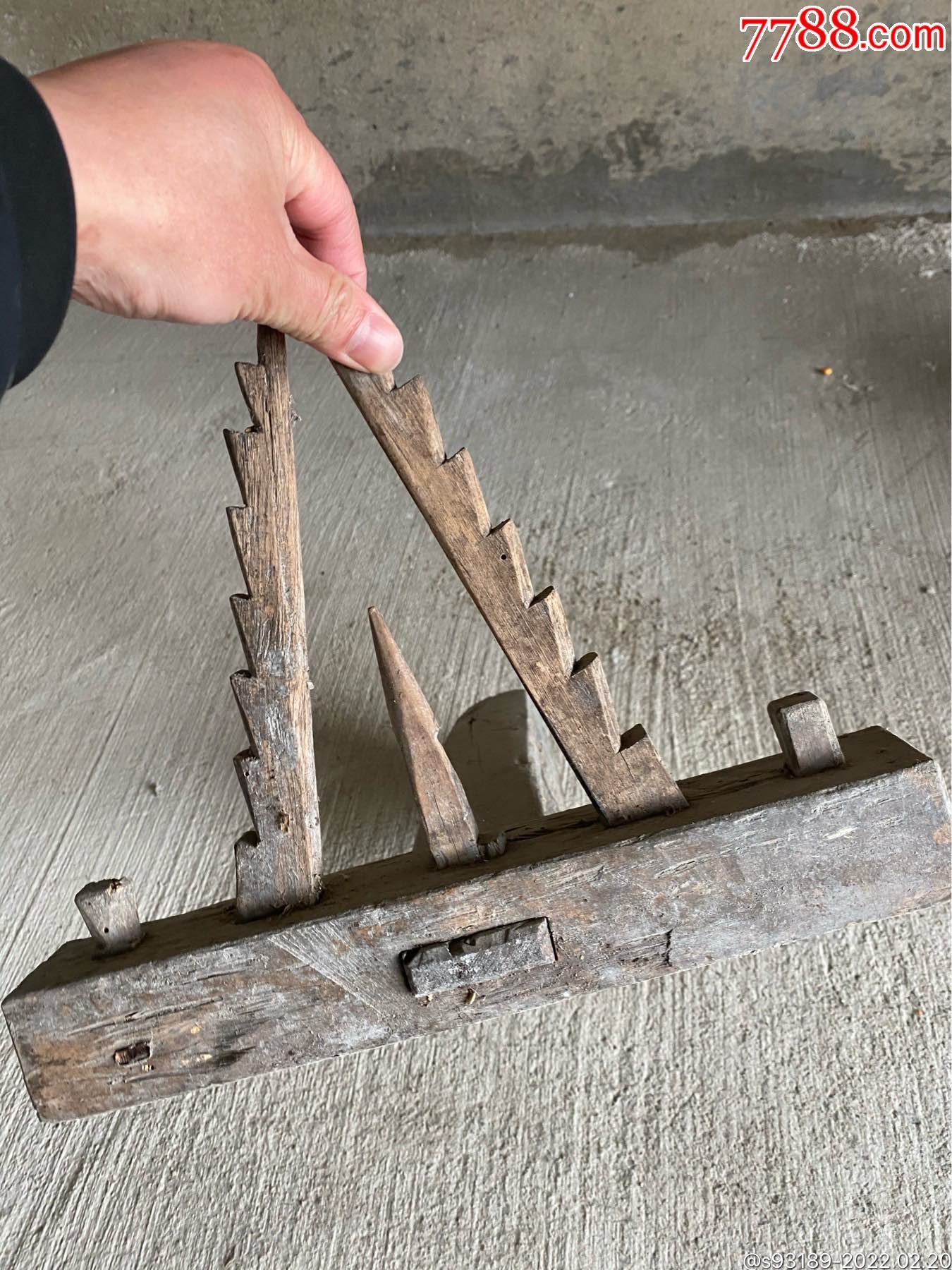 民国编草鞋工具