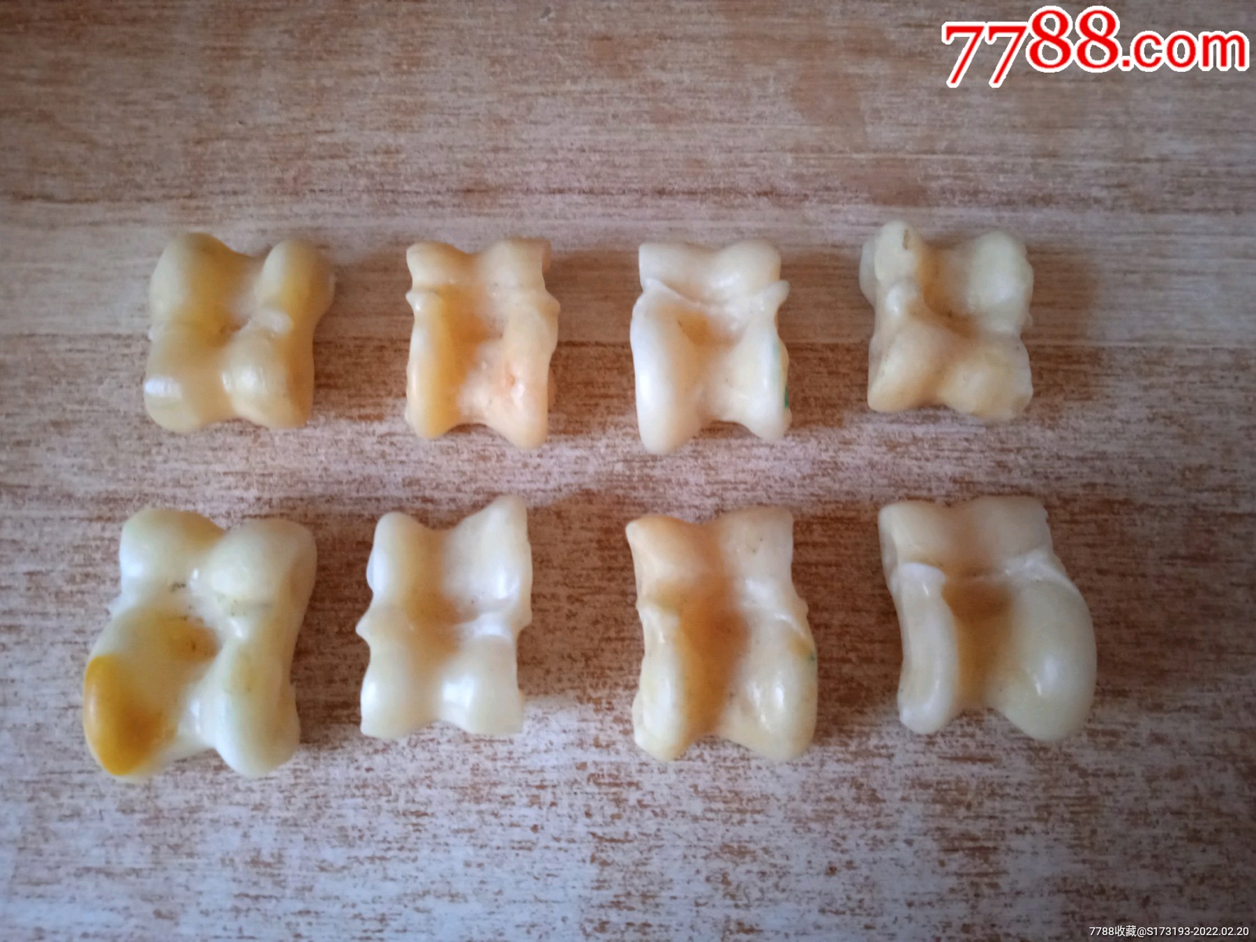 80年代羊骨嘎拉哈老玩具8个有些使用过的岁月痕迹比如磨痕个别的有