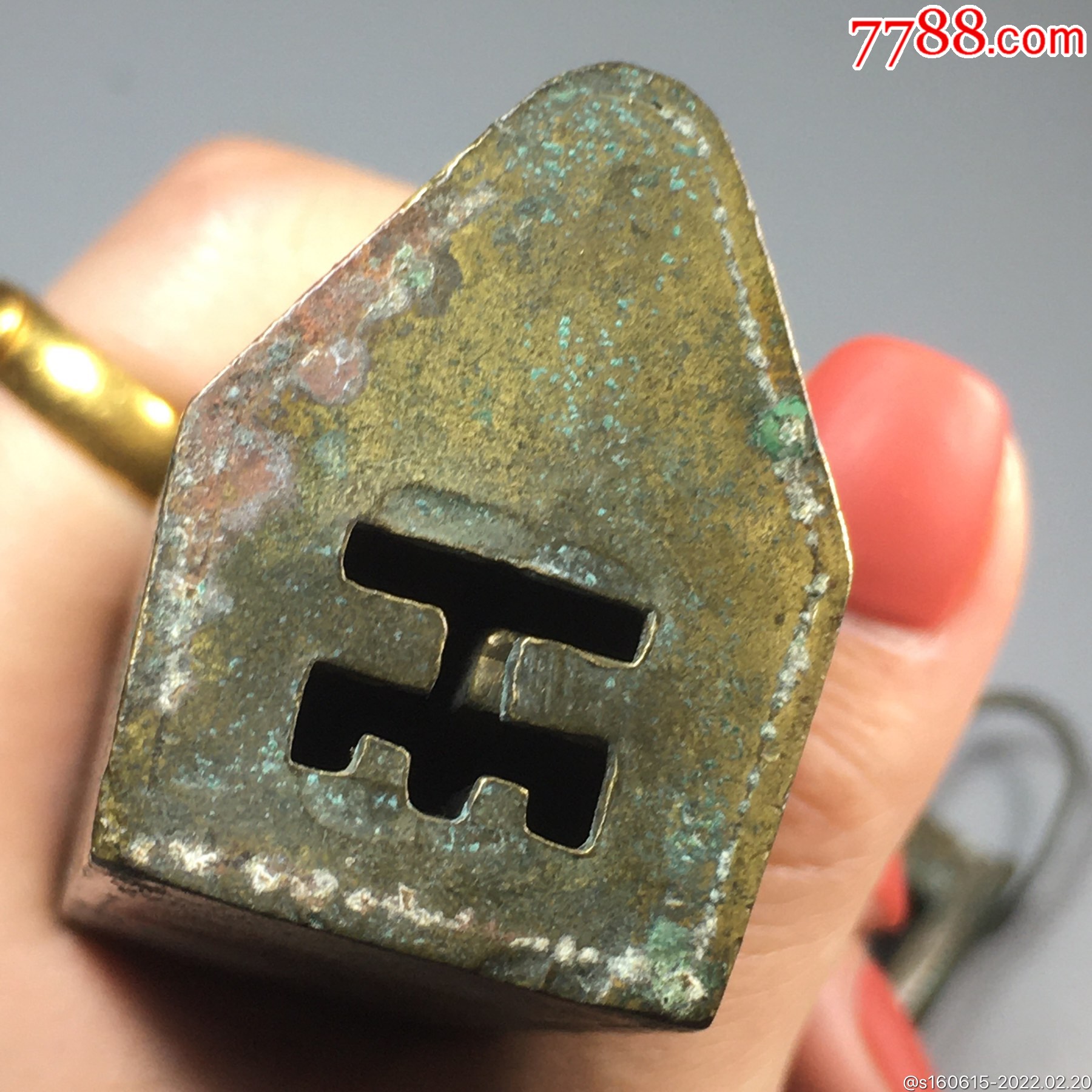 清代名家胖子老铜锁超大全品包浆精美传世名家横开广锁