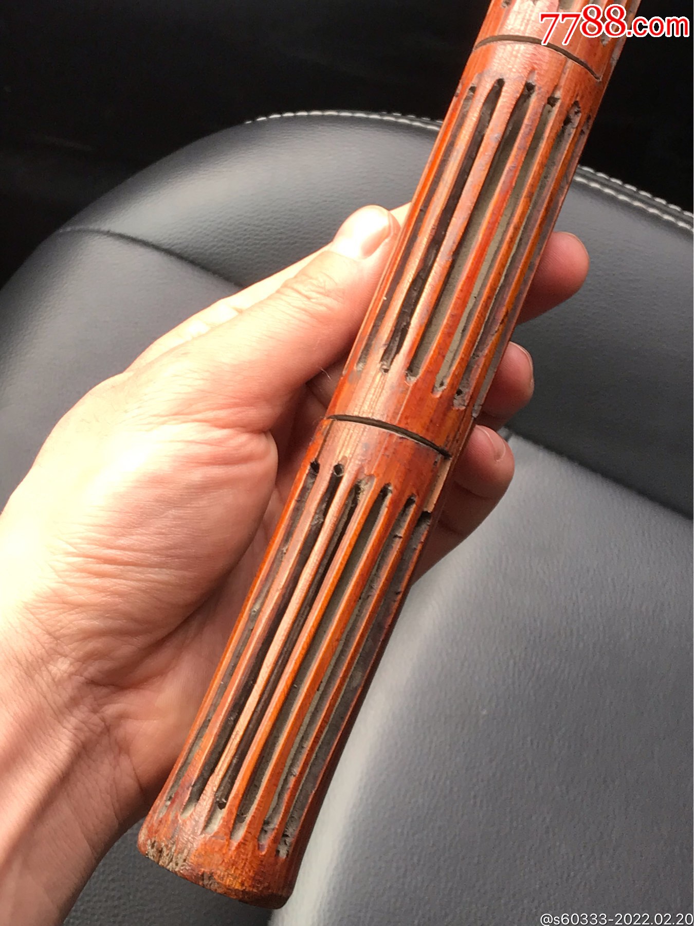 清代竹制三节蟋蟀斗笼