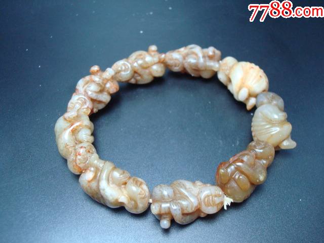 和田玉贵人手链