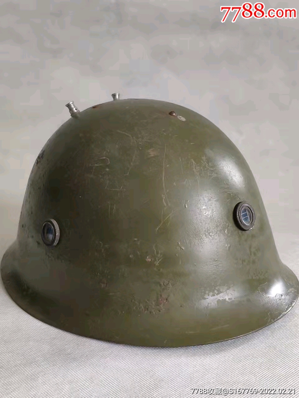 抗美援朝我们勇敢的人民支援军通讯话务员钢盔