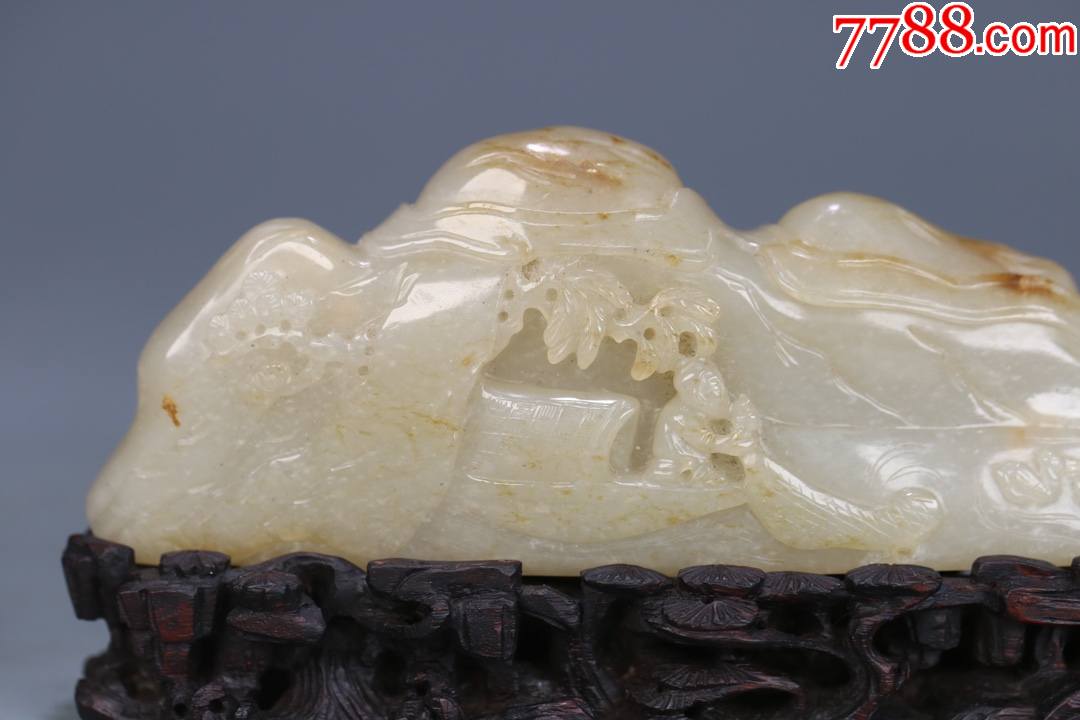 和田玉山子摆件