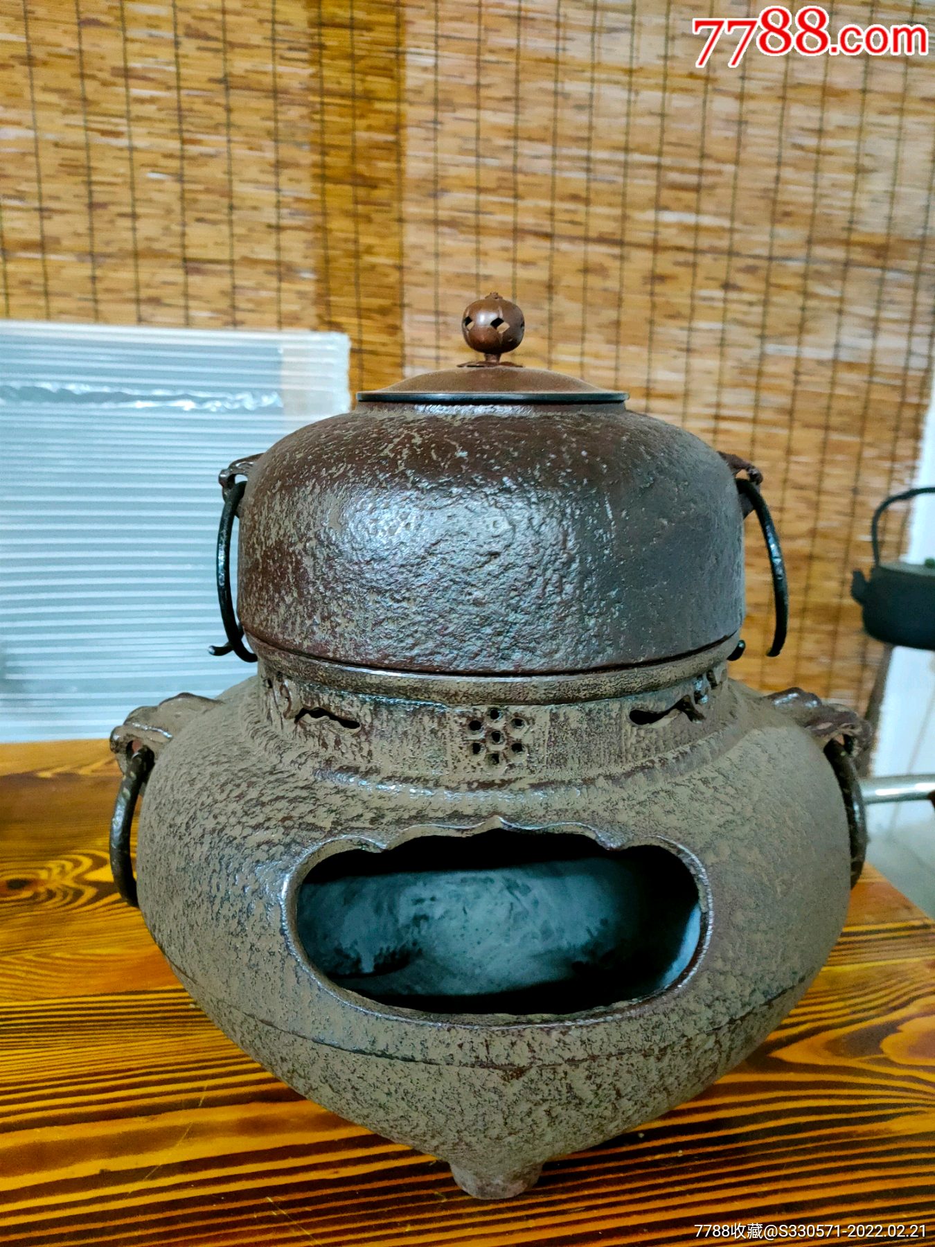 日本回流鬼面风炉一套