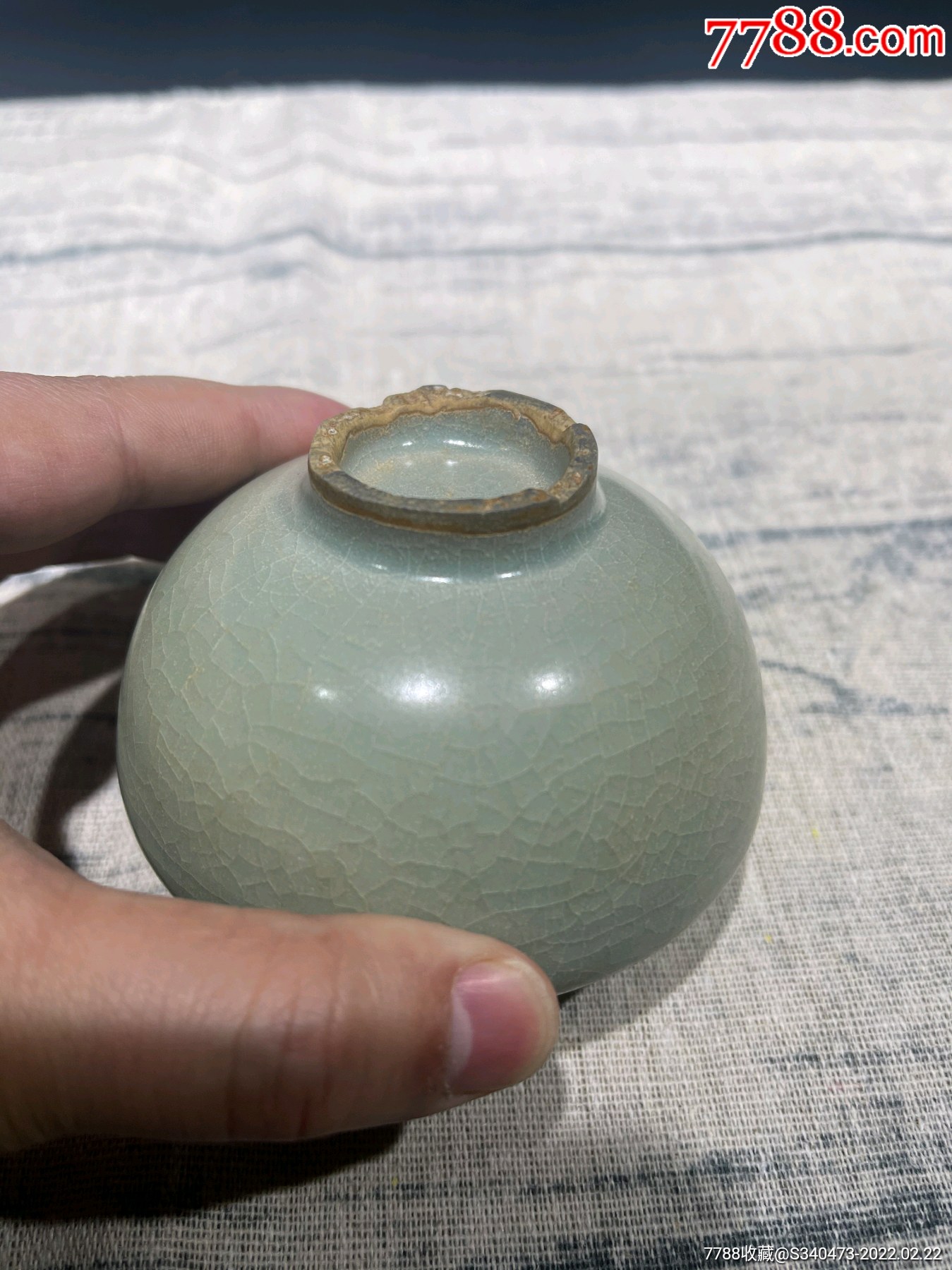 宋龙泉窑梅花杯_青瓷/秘色瓷_第3张_7788瓷器