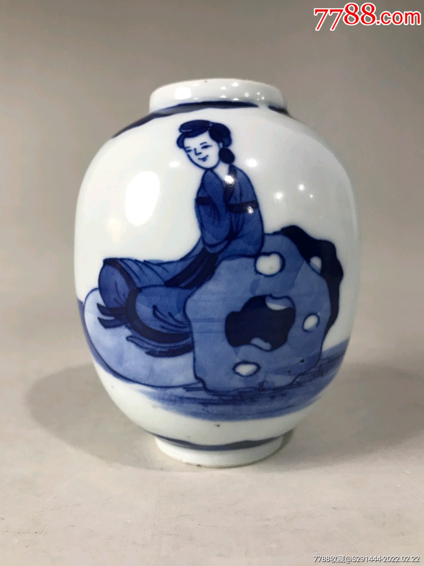 清康熙青花人物小罐_价格1800元_第1张_7788商城__七七八八商品交易