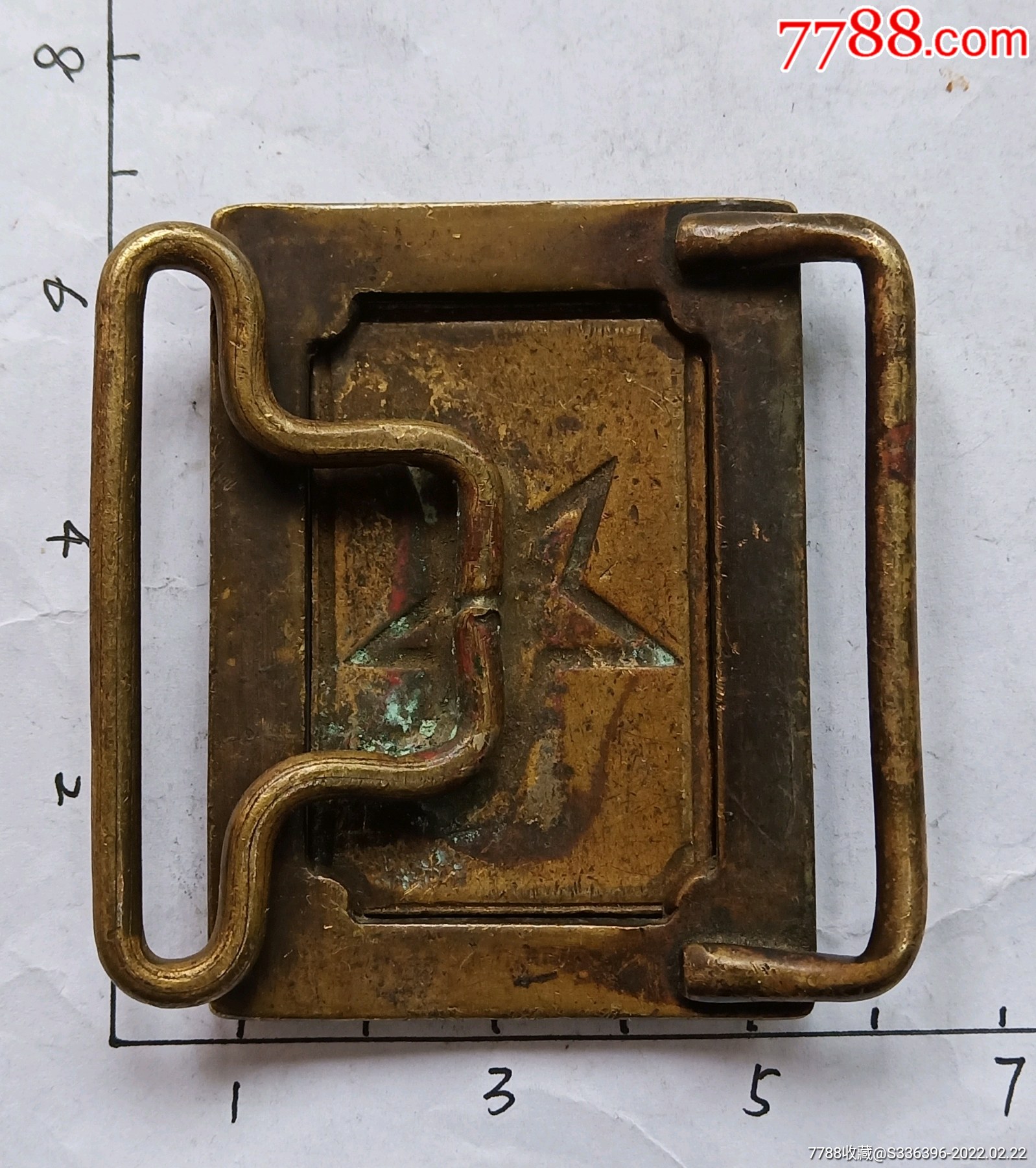 "八一"皮带扣_皮带扣/腰饰_种类图片_收藏价格_7788茶具