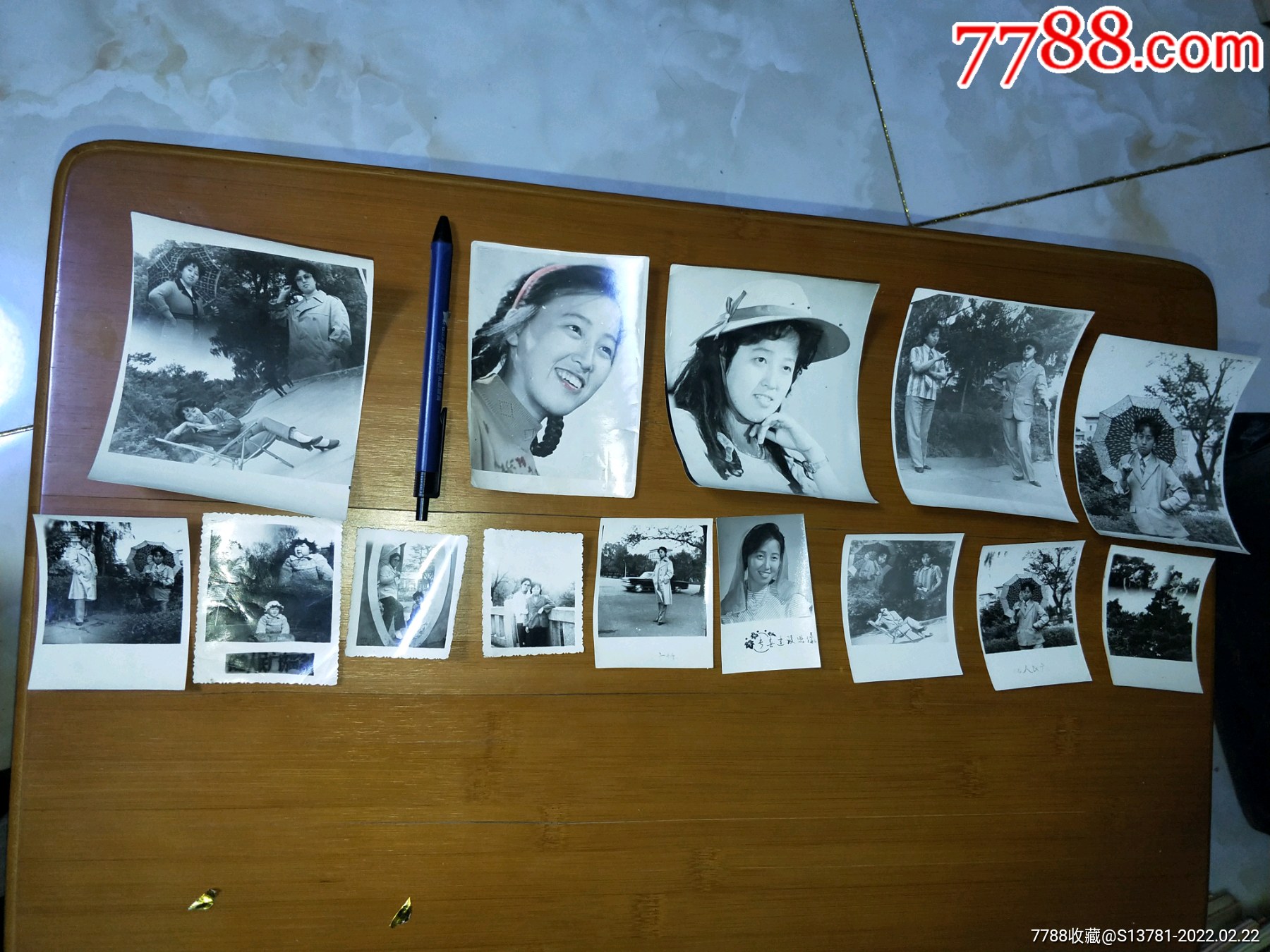 八十年代美女黑白照片(14个合售)_老照片_藏珍楼【7788收藏__收藏热线