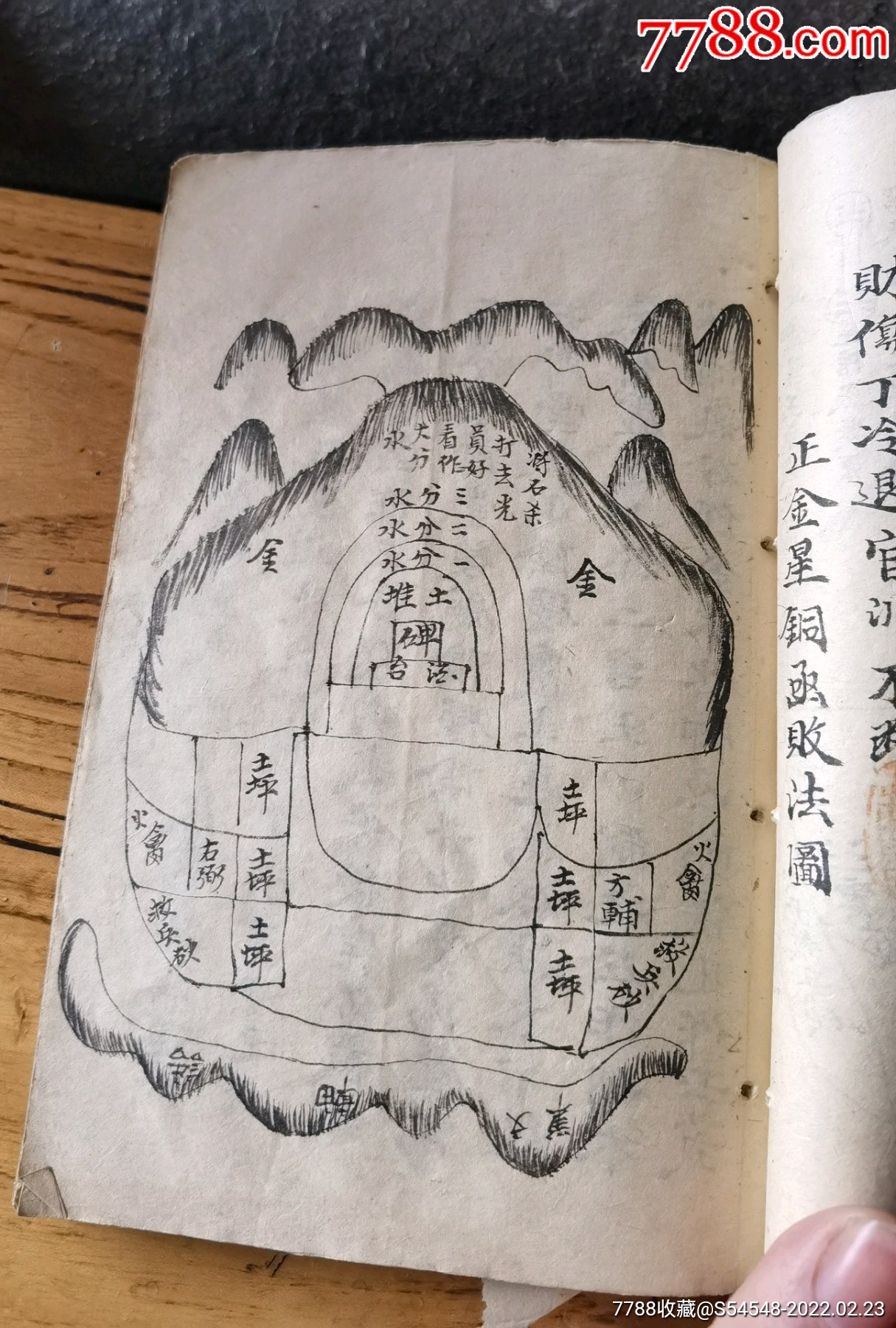 刚到手兴国三寮风水秘笈清代钞本玉函铜函经诸多精美绘图内容珍稀不可