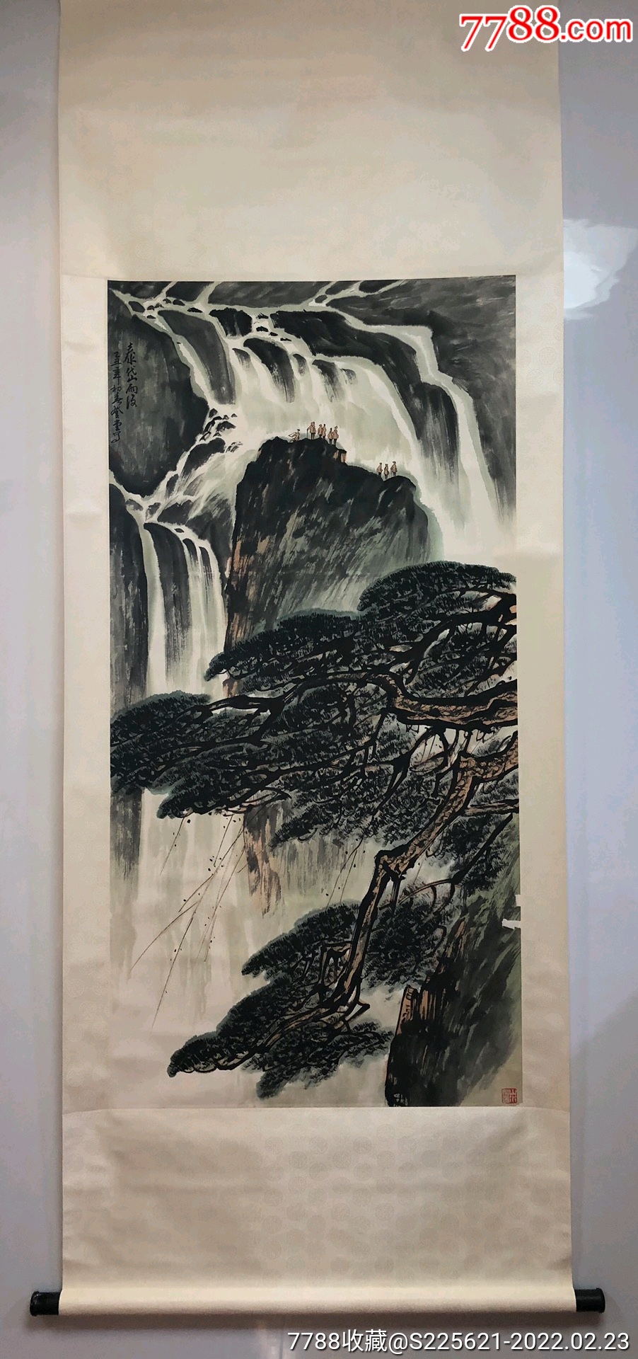 张登堂泰岱雨后-价格:3500元-se85514100-山水国画原作-零售-7788人民