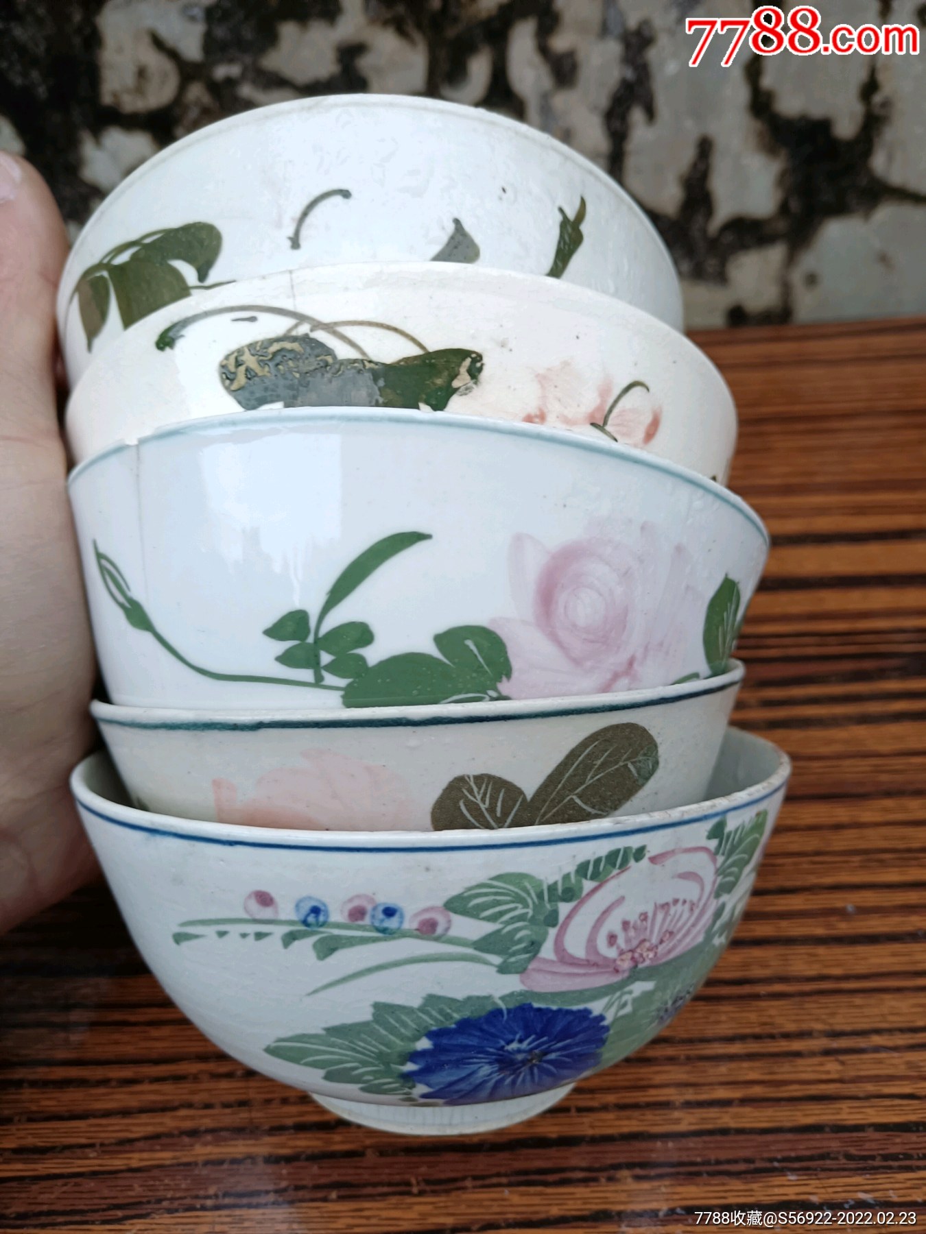 民国碗5个40包邮