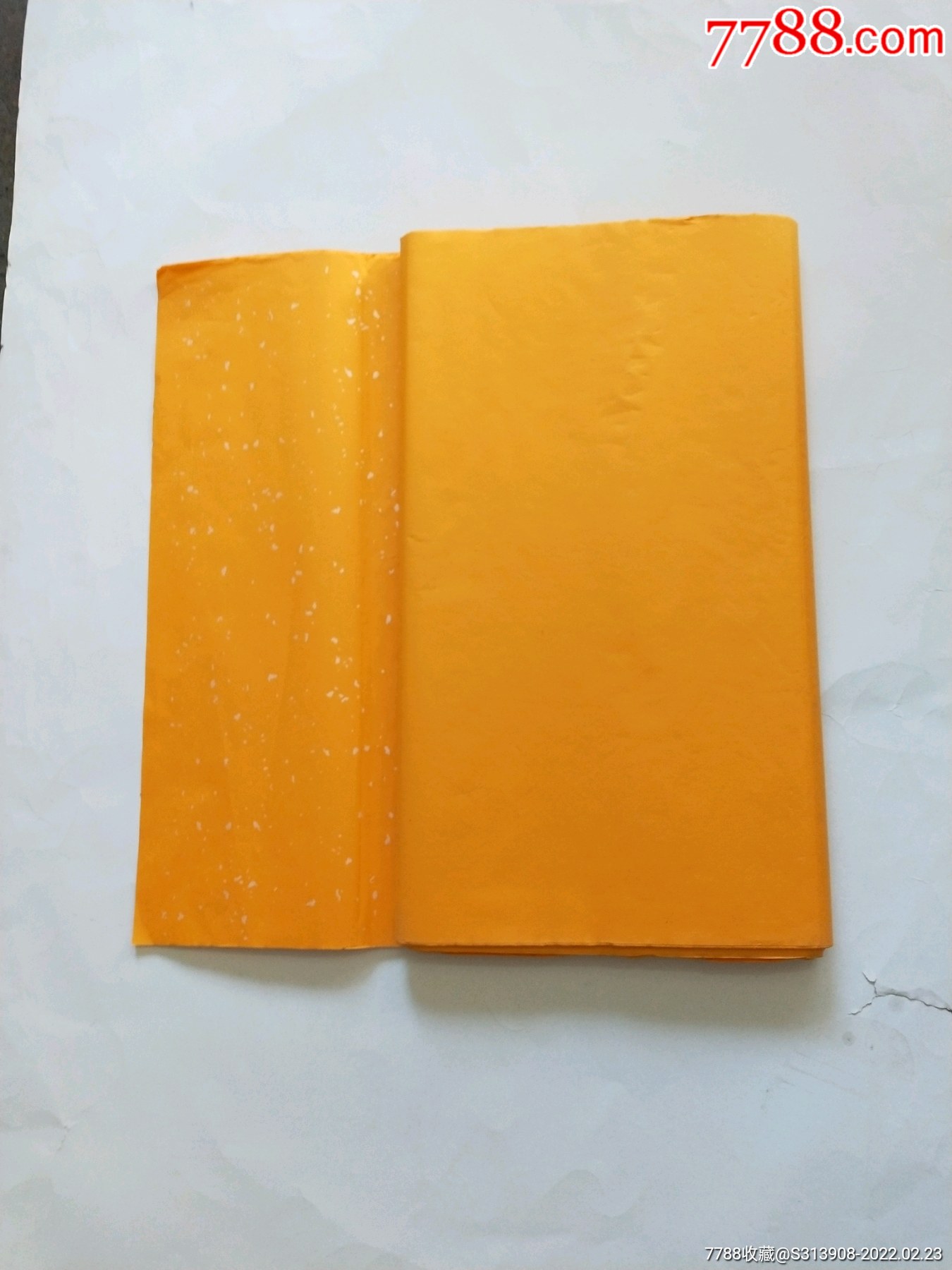 老尺八屏佛教黄冷银宣纸45张