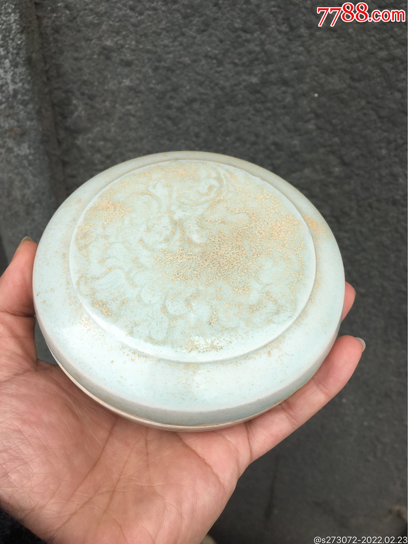 宋湖田窑系影青刻花粉盒-价格:4980元-se85518464-青白瓷/影青瓷-零售