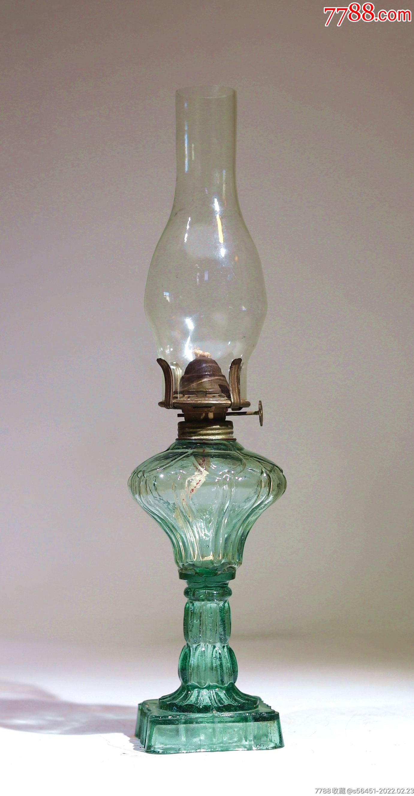 老高足玻璃罩灯