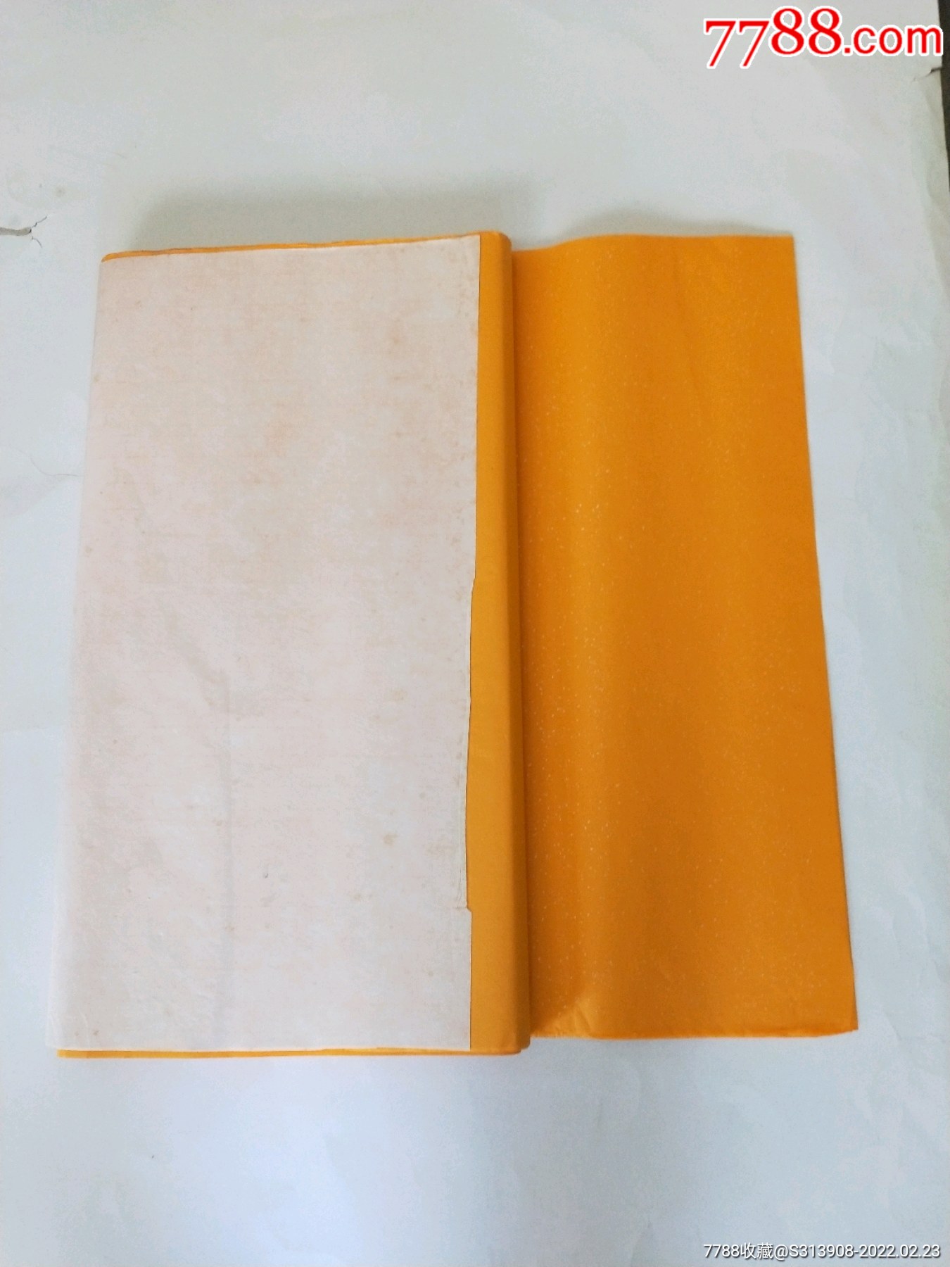 老尺八屏佛教黄小点冷银宣纸45张