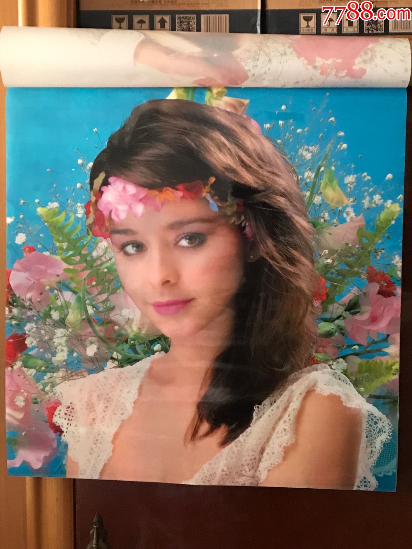 挂历两本塑料膜美女共11张