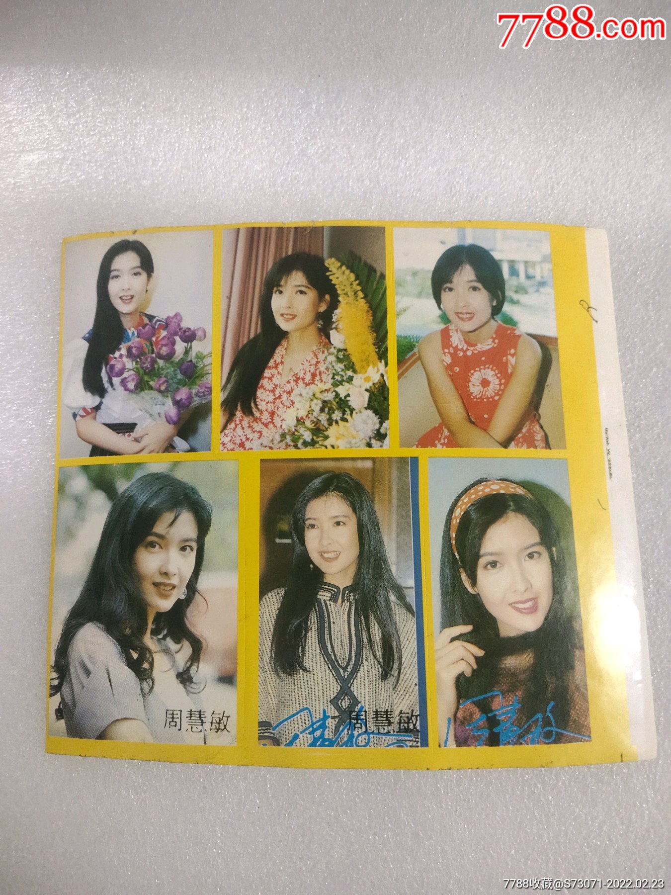 周慧敏明星贴纸