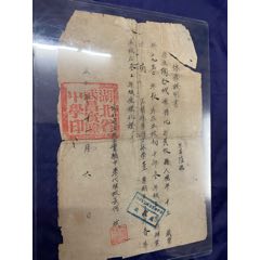 1950年湖北武昌实验中学修学证