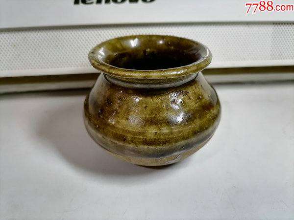 宋代洪塘窑黄釉小茶入