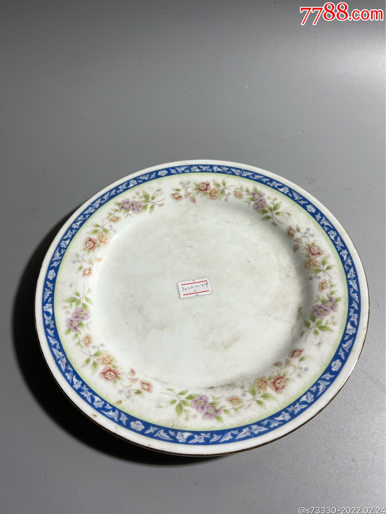 创汇期,出口花边盘子一块1-价格:60元-se85533702-彩绘瓷/彩瓷-零售