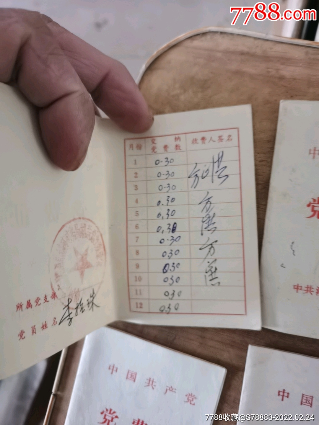 党费证9本_党员/团员证明【赣州收藏纸品行】_第4张_7788期刊网