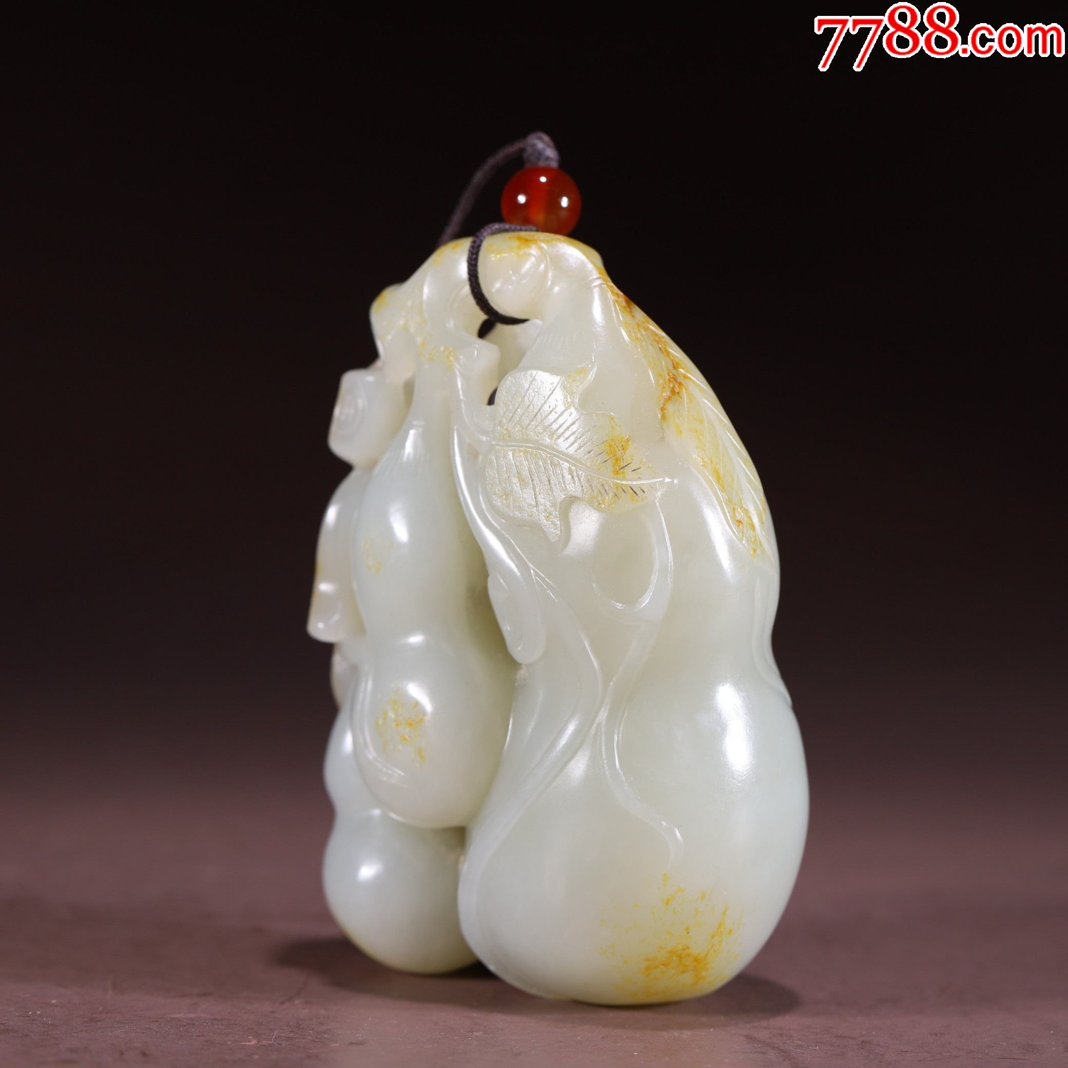 和田玉籽料葫芦把件