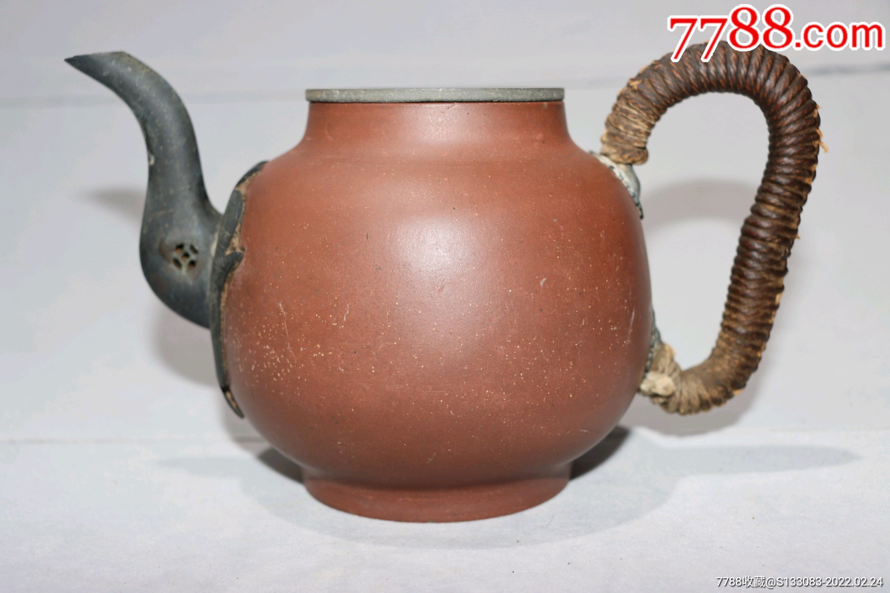 清代紫砂壶桂花砂