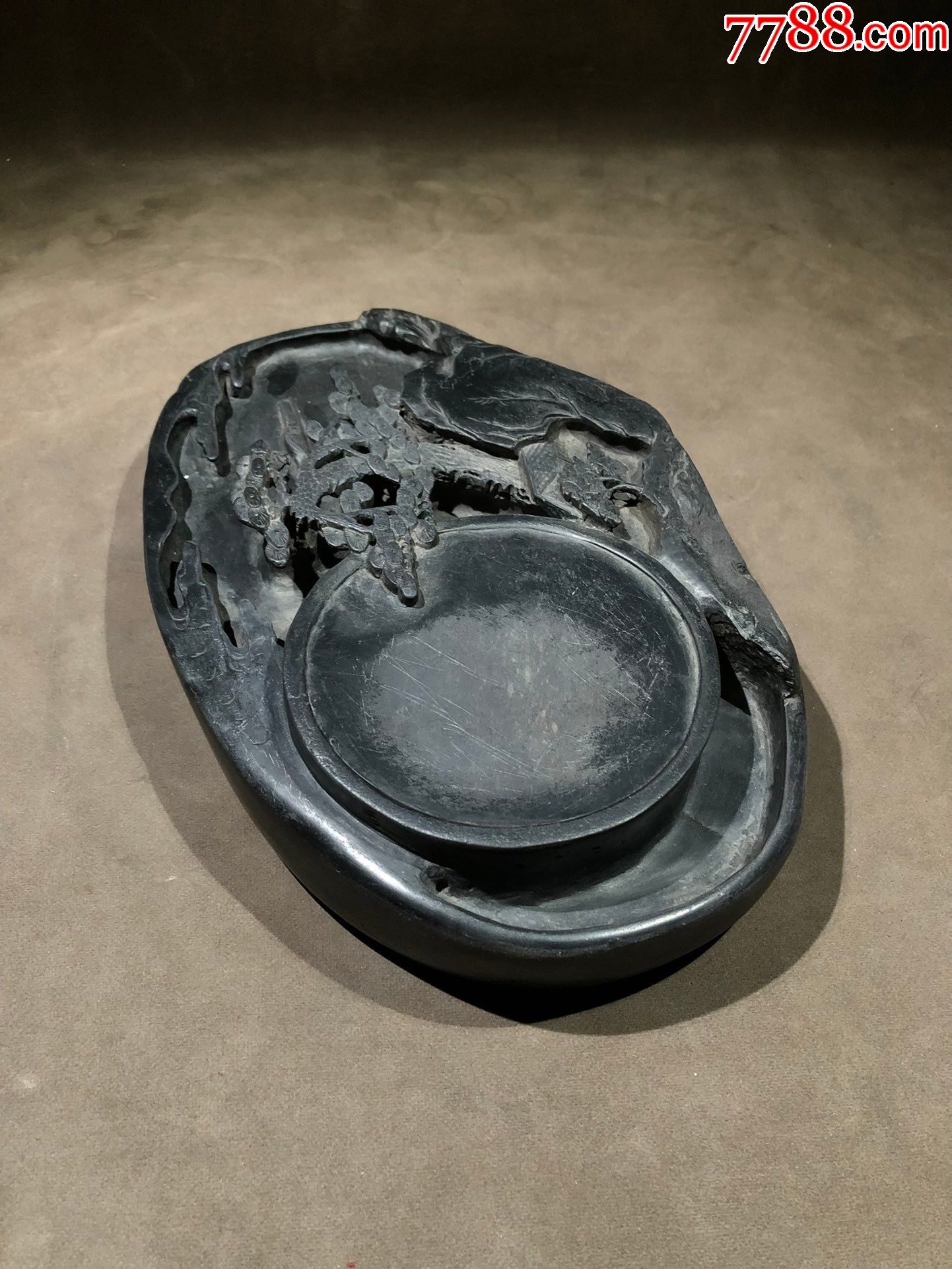 名家包世臣山水美景端砚