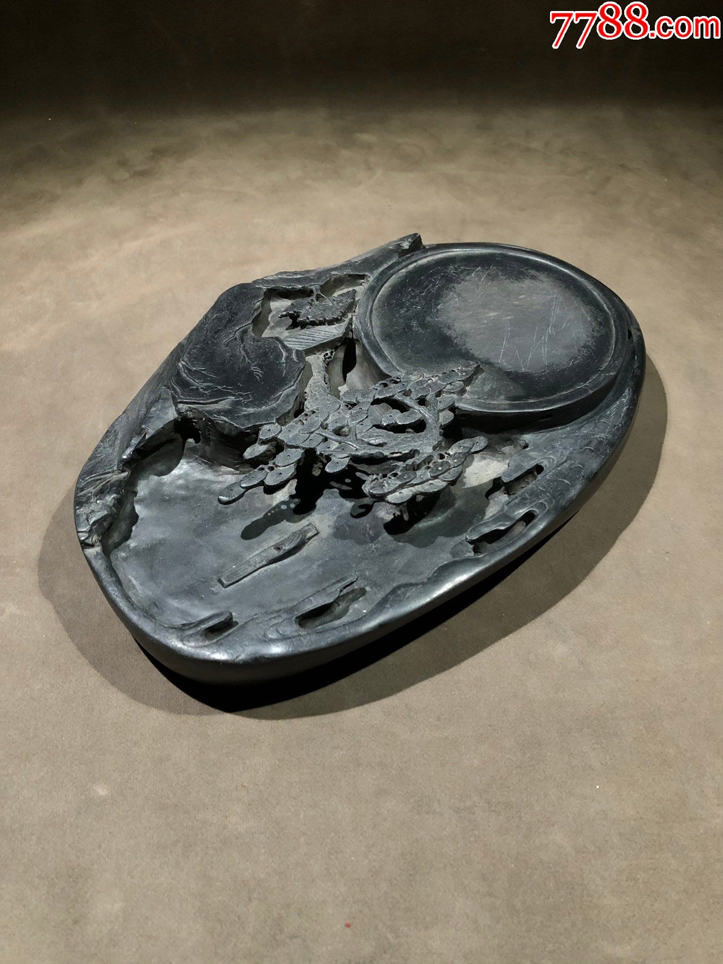 名家包世臣山水美景端砚