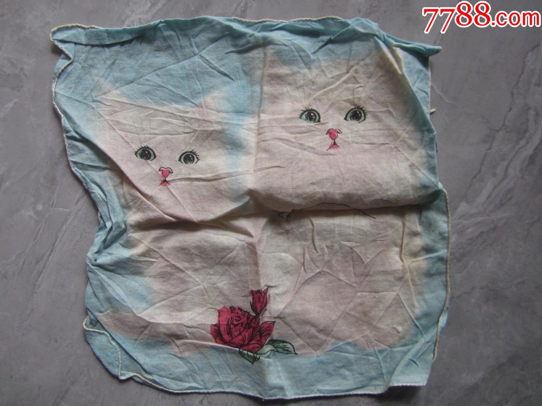 小猫咪手帕_手帕/手绢_第2张_7788玉器收藏