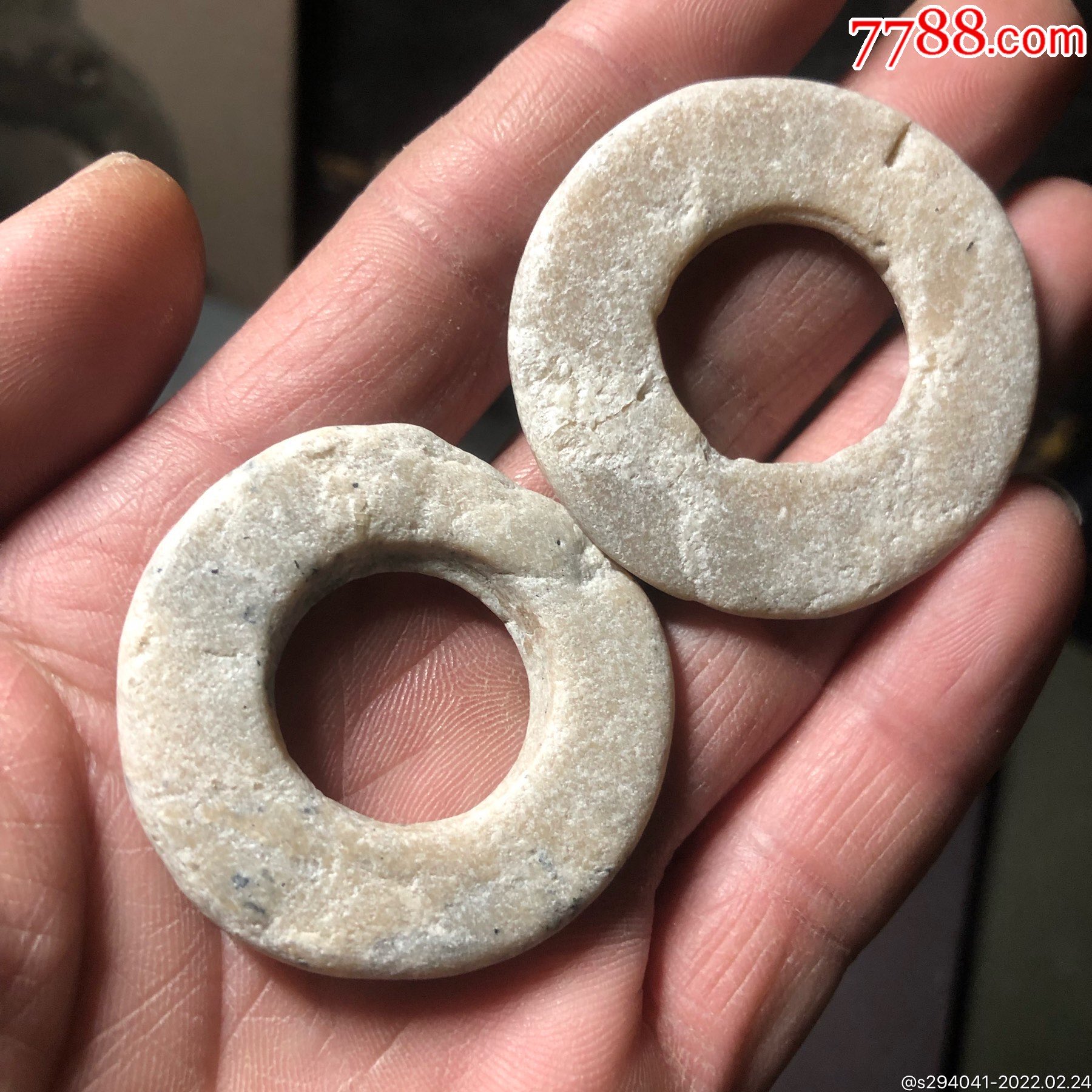 高g石环两件_其他玉石/玉器_好想你枣哥【7788收藏__收藏热线】