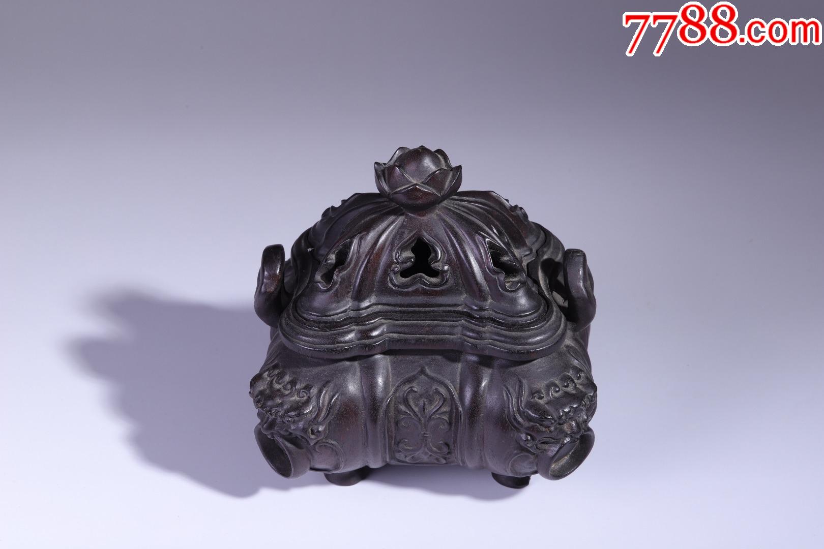 紫檀狮子香炉a111s6f-价格:1980元-se85540061-其他木制用品-零售