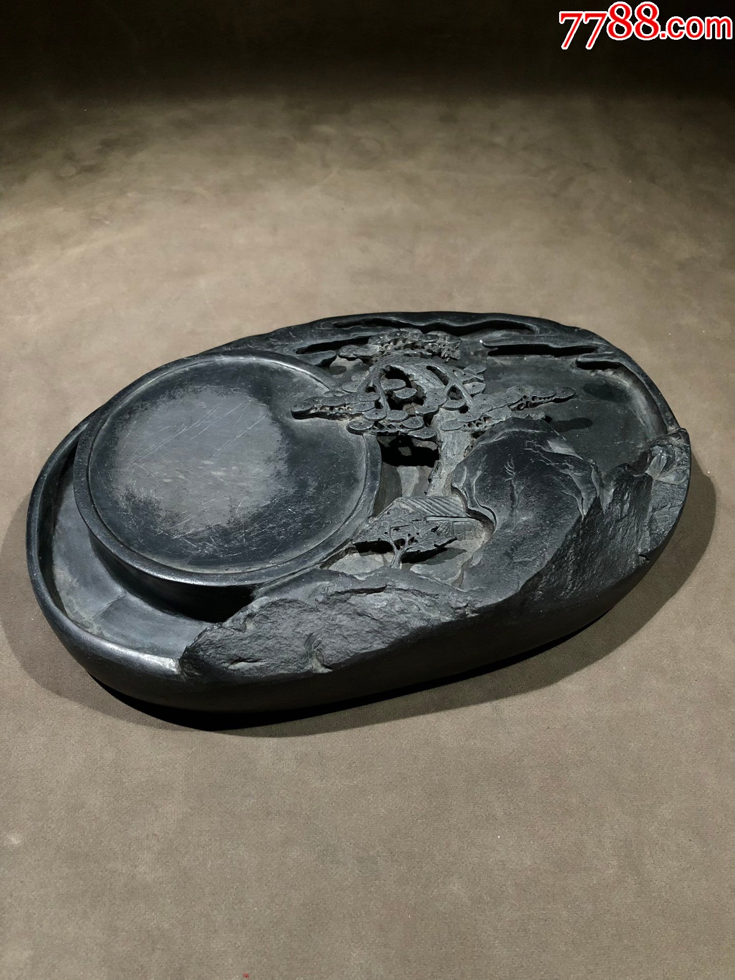 名家包世臣山水美景端砚