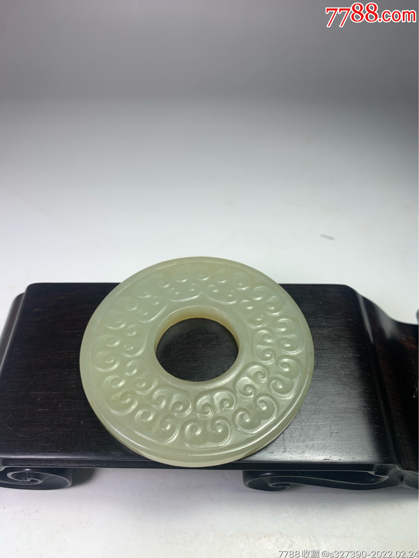 老玉和田玉明清白玉玉壁_价格185元_第1张_7788收藏__收藏热线