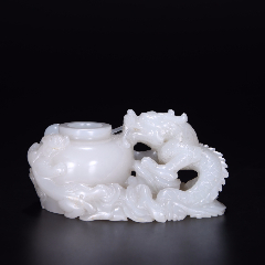 旧藏和田玉水孟-和田玉-7788红宝书