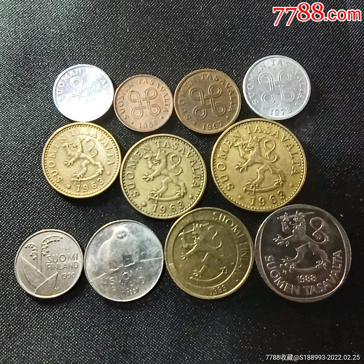芬兰硬币图片及名称图片